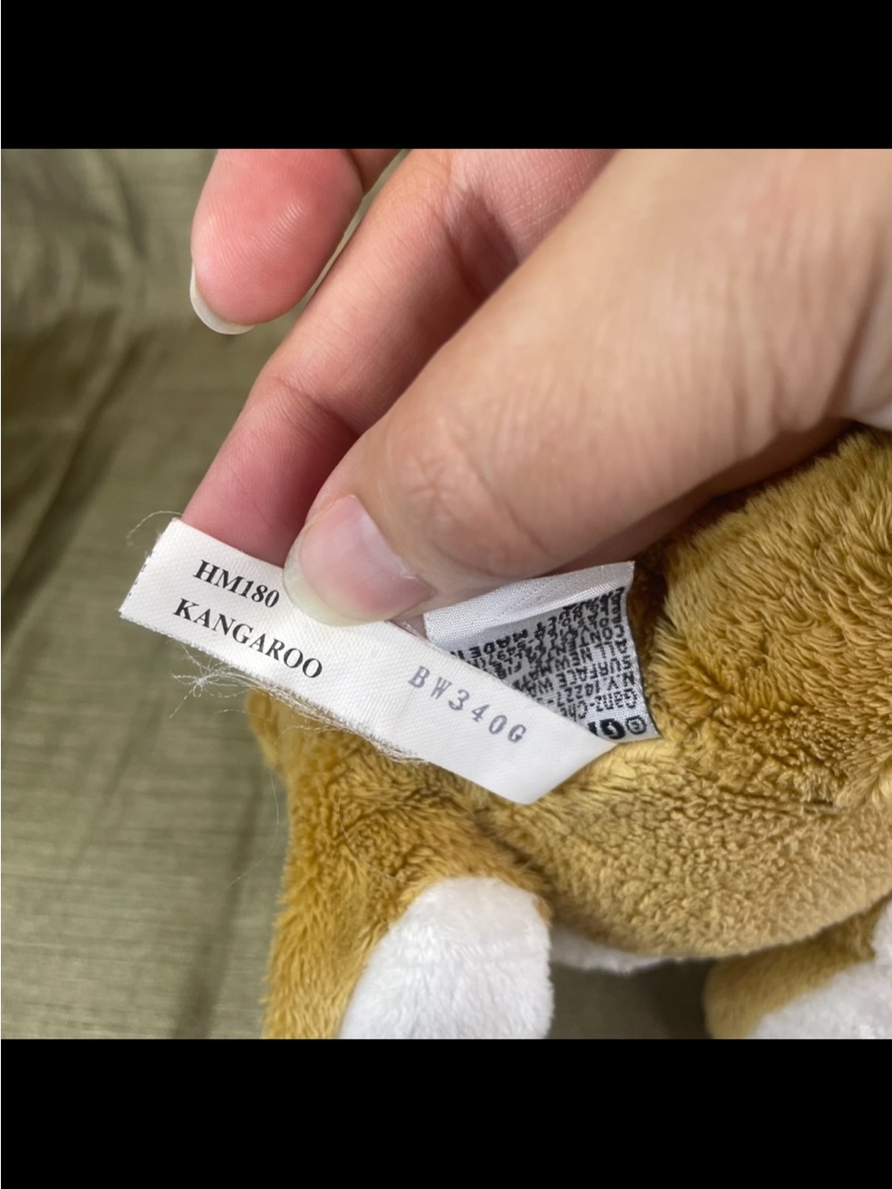 Ganz Webkinz Kangaroo HM180 Plush Stuffed Animal NO CODE - Preowned - Picture 7 of 7